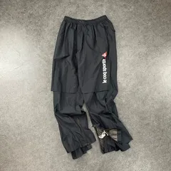 le coq sportif golf collection RAIN FORCER  ルコックスポルティフ ルコックゴルフ レインウェア ゴルフ ロングパンツ ウィンドブレーカー ブラック 黒 メンズ