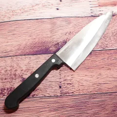 スウェーデン鋼シリーズ 洋出刃 ツバ付 (両刃) 27,8cm 黒檀柄