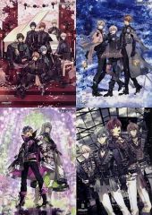 [중고] 클리어 포스터 A3 클리어 포스터(4장 세트) 집합 [CD 아이돌리쉬 세븐 Collection Album vol.3] 애니메이트 구입 특전