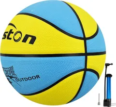 【数量限定】屋内と屋外のバスケットボール，大人、子供とティーンエイジャー バスケットボール競技トレーニング、ポンプ付き 3号5号7号、 バスケットボール Senston