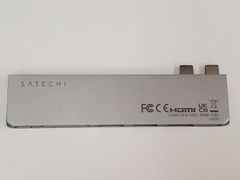 ★Satechi USB C ハブ スリム  7 in 2 Pro 多機能USB4ポート 4K 60Hz 出力 USB3.2 Gen 2 SD/MicroSDカードリーダー 100W PD充電  (MacBook M1 M2 M3など対応)