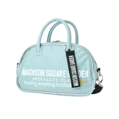 MADISON SQUARE GARDEN ミニボストンショルダー《ライトブルー》新品 未使用 マジソンバック マディソンバッグ メンズ レディース 斜めがけ 斜め掛け オシャレ ランチバッグ 軽量【D2I】【ゆうパケット】ファッション