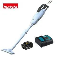 当店だけ！バッテリー充電器も1年保証! マキタ コードレス掃除機 18V 紙パック式 CL282FDZW + バッテリー BL1830B + 静音充電器DC18SD 充電式 クリーナー 最新モデル! 当店オリジナルセット CL282FDRFW (静音ver)