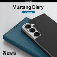 国内正規品 araree アラリー Galaxy S24 / Galaxy S24 Ultra SAMSUNGの公式認証 手帳型ケース Mustang Diary AR26676S24 AR26677S24U AR26678S24 AR26679S24U