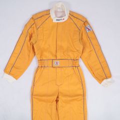返品可◆S◆未使用 ケブラー×NOMEX COMPETITION LICENSE レーシングスーツ 4輪 カートつなぎ ◆黄A2/4◆A098M