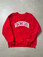 80s ビンテージ チャンピオン リバースウィーブ ウィスコンシン大学 L POST JUNK / 90's CHAMPION USA製 “WISCONSIN ATH. DEPT