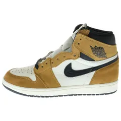 NIKE (ナイキ) AIR JORDAN 1 RETRO HIGH Rookie of The Year エアジョーダン 1 ハイカットスニーカー ルーキーオブザイヤー キャメル/ホワイト US9/27cm 555088-700