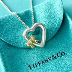 ★Tiffany & Co. ★ティファニー★オープンハート リボン ネックレス 楽天市場】【TIFFANY＆Co】ティファニー オープンハートリボン