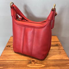 OLD COACH オールド コーチ ミニハンドバッグ レザー 本革 F1S-6953 レッド系