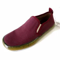 メゾンマルジェラ Maison Margiela スリッポン シューズ スニーカー キャンバス 片方のみ 43 エンジ ボルドー 26.5cm くつ 靴 ジャンクのサムネイル