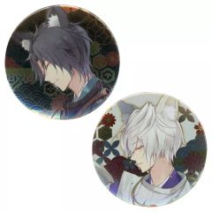 【中古】バッジ・ピンズ 睦月始(黒天狐)＆霜月隼(白天狐) キャラバッジセット(2個セット) ツキウタ。 「ツキノ芸能プロダクション ツキプロオンリーショップ 『月野百鬼夜行・重』」