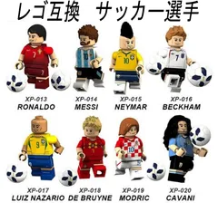 ミニフィギュア レゴ対応 互換品 サッカー ミニフィグ フットボール 選手 8体セット