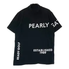 サイズ：5 PEARLY GATES パーリーゲイツ  ハイネック半袖Tシャツ  ブラック系 [240101472669] ゴルフウェア メンズ ストスト