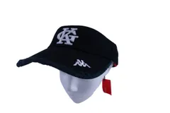 【新品】Kappa(カッパ) サンバイザー 黒 レディース フリーサイズ ゴルフウェア 2508-0063 新品