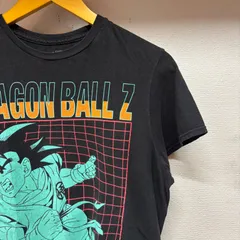 古着 M Tシャツ DRAGONBALL ドラゴンボールZ 孫悟空 ビックプリント クルーネック 黒
