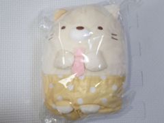 스미코구라시 물방울 팬츠 봉제인형 고양이 19cm