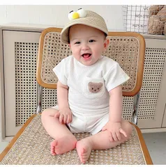 夏物SALE新作＊ワンポイントくまさんセットアップ