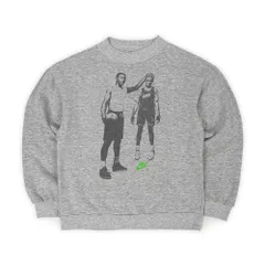 ナイキ NIKE 90s 90年代 JORDAN SPIKE LEE ジョーダン スパイク・リー MADE IN USA アメリカ製 銀タグ ヴィンテージ 古着 トレーナー KIDS 霜降りグレー M (10-12)【中古】