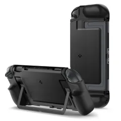 【人気商品】Switch2対応ケース グリップ感 ドック対応 保護カバー Spigen スイッチ2ケース デュアル・グリップ ACS09310（ブラック）