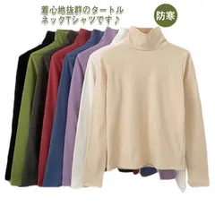 裏起毛 ハイネック 長袖 トップス Tシャツ カットソー あったか 可愛い 厚手 シンプル カジュアル きれいめ 秋冬 防寒 無地 レディース 大きいサイズ 冷え取り お洒落 送料無料 #swx1634