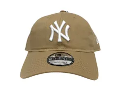 NEWERA (ニューエラ) ニューヨーク・ヤンキース 9TWENTY CAP ベースボールキャップ 60471468 F キャメル×ホワイト ウィメンズ/009