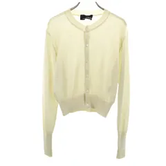 tricot COMME des GARCONS トリコットコムデギャルソン 1990年 90s 日本製 オールド 長袖 ニットカーディガン ライトイエロー系 レディース 古着