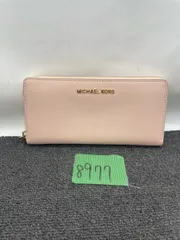 美品 MICHAEL KORS 長財布 ブロッサムピンク レディース ウォレット M8977