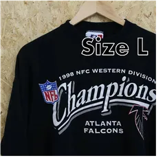 vintage　LOGO ATHLETIC　ミネソタ・バイキングス　NFL 　スウェット　プルオーバー　Lサイズ
