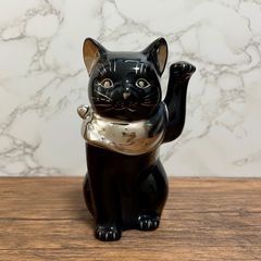 招き猫（瀬戸焼、薬師窯）