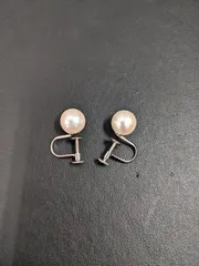 ⭐K14WG パールイヤリング 約3.11g 真珠 約8.68〜8.74mm⭐