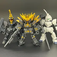 MOBILE SUIT ENSEMBLE 2 13 10 バンシィ(デストロイモード) (ユニコーンモード) ユニコーンガンダム（ユニコーンモード）【組立済】 モビルスーツアンサンブル バンダイ ガシャポン ガチャ ガンダム　322