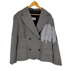 メゾンマルジェラ Maison Margiela ライン1  18SS センターサークルカットデザインダブルブレストジャケット レディース JPN：40 のサムネイル