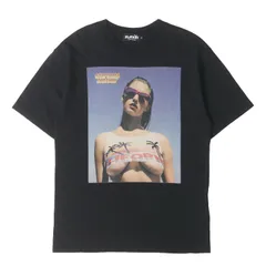 【美品】HYSTERIC GLAMOUR ヒステリックグラマー Tシャツ ブラック 黒 サイズ:S | PLAYBOY フォトグラフィック ロゴ クルーネック Tシャツ (12171CT01) | 日本製 | トップス カットソー 半袖 | コラボ【中古】