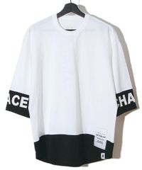 定価12100円ダファーブラックレーベルオーバーサイズ七分袖Tシャツ