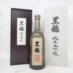 黒龍 純米大吟醸 720ml 2023年6月【J2】 - お酒の格安本舗 - メルカリ