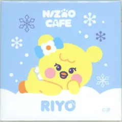 【中古】バッジ・ピンズ RIYO(RIO) NIZOO スクエア缶バッジ 「NIZOO CAFE」