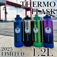 サーモフラスク 水筒 1リットル おしゃれ ステンレスボトル ウォーターボトル 1.5リットル 1L 保冷 マグボトル ストロー 魔法瓶