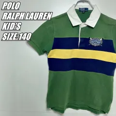 【国内古着】POLO RALPH LAUREN　ポロラルフローレン　半袖ポロシャツ　キッズ　サイズ表記140
