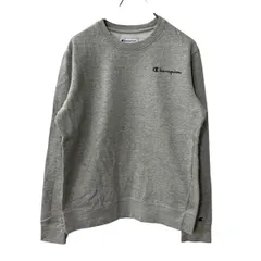 Champion ロゴスウェット トレーナー S グレー チャンピオン カットソー ワンポイントロゴ トップス 古着卸 アメリカ仕入 a709-5364