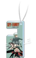 【中古】スマホ・モバイルスタンド(アクリル) 04.ロイド＆ヨル＆アーニャ(ブルー) ボールチェーン付スマホスタンド 「SPY×FAMILY」