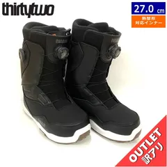 【ラスト１点】 OUTLET 24-25 THIRTYTWO TM-2 DOUBLE BOA WIDE BLACK WHITE GUM 27cm サーティーツー メンズ スノーボードブーツ 型落ちのサムネイル