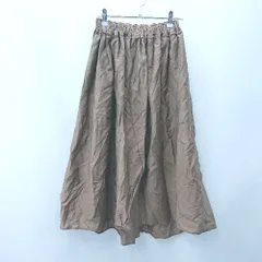 ◇ ⊂ BEAMS ビームス Demi-Luxe ロング フレア フレアスカート サイズ ブラウン系 レディース E  【1506130013778】のサムネイル