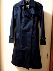 未使用・美品　BURBERRY　バーバリー　トレンチコート　ブラック　ノバチェック　38サイズ