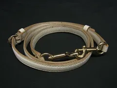 ■美品■ COACH コーチ レザー バッグ用 ショルダーストラップ 肩掛け 斜め掛け レディース ホワイト系 FI0299