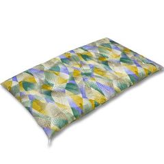 お昼寝敷き布団 日本製 当店オリジナル 約70×120cm 綿100％ グリーン