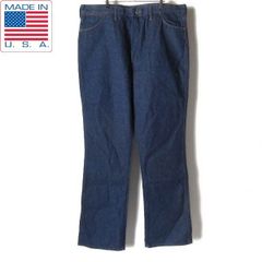 濃紺】70s USA製 Wrangler デニムパンツ42TALON W34 - メルカリ