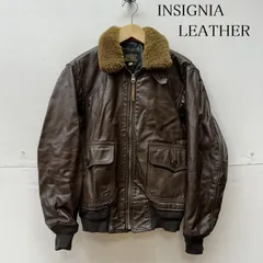 INSIGNIA LEATHER N-2B ムートン フライトジャケット レザー INSIGNIA LEATHER N-2B ムートン フライトジャケット レザー メンズ