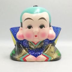 常滑焼　福助　福助人形　置物　貯金箱　新品未使用