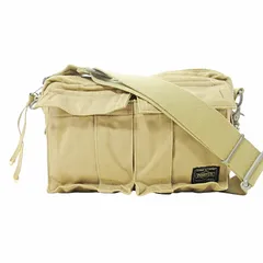 ポーター PORTER ショルダーバッグ 斜め掛け クロスボディ キャンバス ベージュ 0627 ●ECO