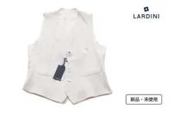 新品｜未使用｜ラルディーニ｜lardini｜ブートニエール付きウールベスト｜ジレ｜48